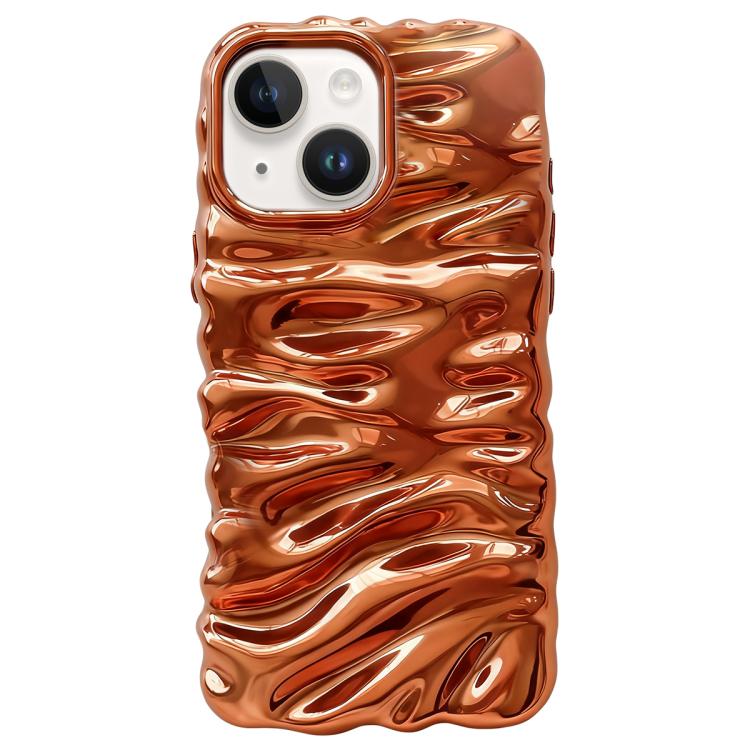 Cream Texture Electroplating TPU Full Coverage Phone Case, For iPhone 13