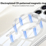 GKK 팬텀 CD 패턴 자석 MagSafe 투명 휴대폰 케이스, 아이폰 17 프로 맥스용, 아이폰 17 프로용