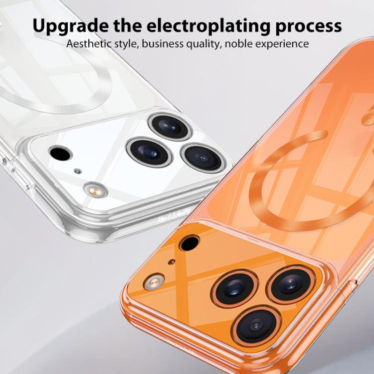 GKK 팬텀 CD 패턴 자석 MagSafe 투명 휴대폰 케이스, 아이폰 17 프로 맥스용, 아이폰 17 프로용