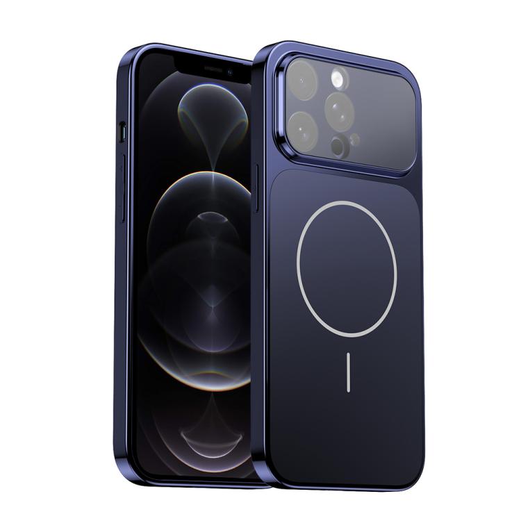 Corning Glass Plating Large Window MagSafe Phone Case, For iPhone 12 Pro, For iPhone 11 Pro Max, For iPhone 11