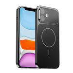 Corning Glass Plating Large Window MagSafe Phone Case, For iPhone 12 Pro, For iPhone 11 Pro Max, For iPhone 11