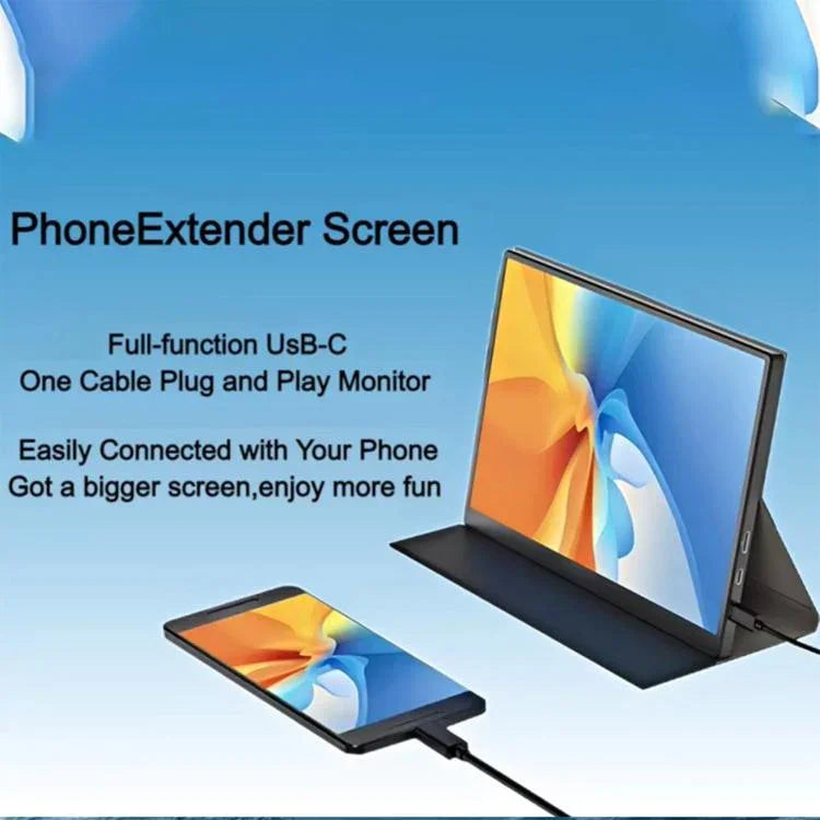 P105A01D 10.5인치 IPS 휴대용 모니터 HD / 타입-C 확장, 미국 플러그, 10.5인치