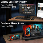 P161Q10G 16.1인치 2.5K 휴대용 모니터 144Hz 확장 스크린, 16.1인치 2.5K 144Hz