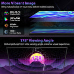 P161Q10G 16.1인치 2.5K 휴대용 모니터 144Hz 확장 스크린, 16.1인치 2.5K 144Hz