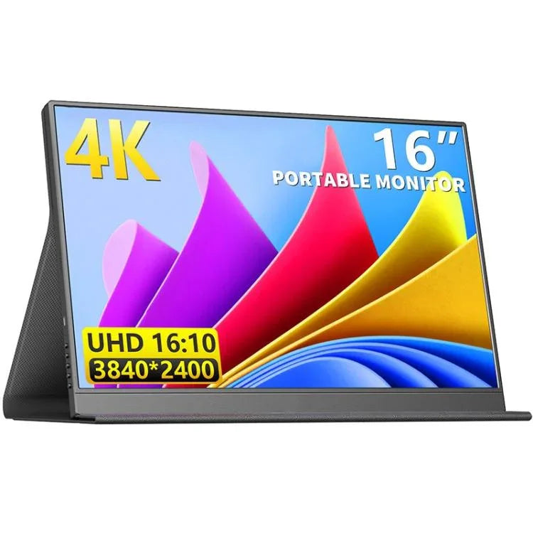 P160A20 16인치 4K 휴대용 모니터 게이밍 확장 스크린, 16인치 4K