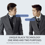 YX08 초경량 귀걸이형 무선 V5.0 블루투스 이어폰 이어클립 스테레오 블루투스 헤드셋 마이크 포함, 싱글