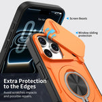 Camshield 회전 홀더 MagSafe 폰 케이스, 아이폰 17 프로 맥스용, 아이폰 17 프로용, 아이폰 16 프로 맥스용, 아이폰 16 프로용, 아이폰 16 플러스용, 아이폰 16용, 아이폰 15 프로 맥스용, 아이폰 15 프로용