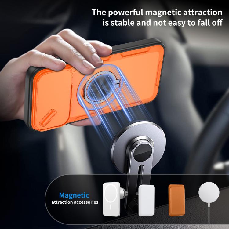 Camshield 회전 홀더 MagSafe 폰 케이스, 아이폰 17 프로 맥스용, 아이폰 17 프로용, 아이폰 16 프로 맥스용, 아이폰 16 프로용, 아이폰 16 플러스용, 아이폰 16용, 아이폰 15 프로 맥스용, 아이폰 15 프로용