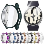 xDfind Tempered Film Integrated TPU Watch Cover, For Samsung Galaxy Watch7 44mm, For Samsung Galaxy Watch7 40mm