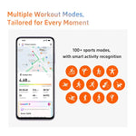 GTR6 1.43인치 AMOLED 화면 어반 러너 스마트 워치 IP68 지원 심박수 모니터링