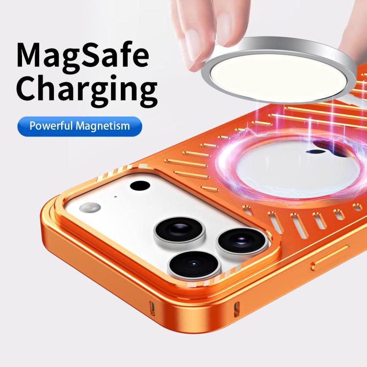 쿨링 MagSafe 자석 홀더 메탈 휴대폰 케이스, 아이폰 17 프로 맥스용, 아이폰 17 프로용, 아이폰 17용