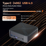 GXMO GH8 Windows 11 Pro 미니 PC, AMD Ryzen 9 8945HS 옥타 코어 프로세서, 메모리 없음, 16GB+512GB