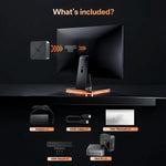 GXMO GH8 Windows 11 Pro 미니 PC, AMD Ryzen 9 8945HS 옥타 코어 프로세서, 메모리 없음, 16GB+512GB
