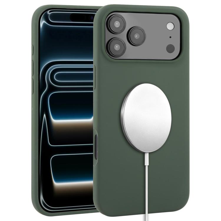 액체 실리콘 풀 커버리지 MagSafe 폰 케이스, 아이폰 17 프로 맥스용, 아이폰 17 프로용, 아이폰 17용, 아이폰 에어용
