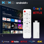 H96 Max H313 안드로이드 14 미니 HD TV 스틱 리모컨 포함, ARM Cortex-A53 쿼드 코어, 2GB+16GB, 2GB+8GB