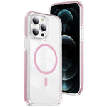 크리스탈 쉴드 투명 자석 아크릴 하이브리드 TPU 휴대폰 케이스, 아이폰 12 / 12 Pro용, 아이폰 12 Pro Max용