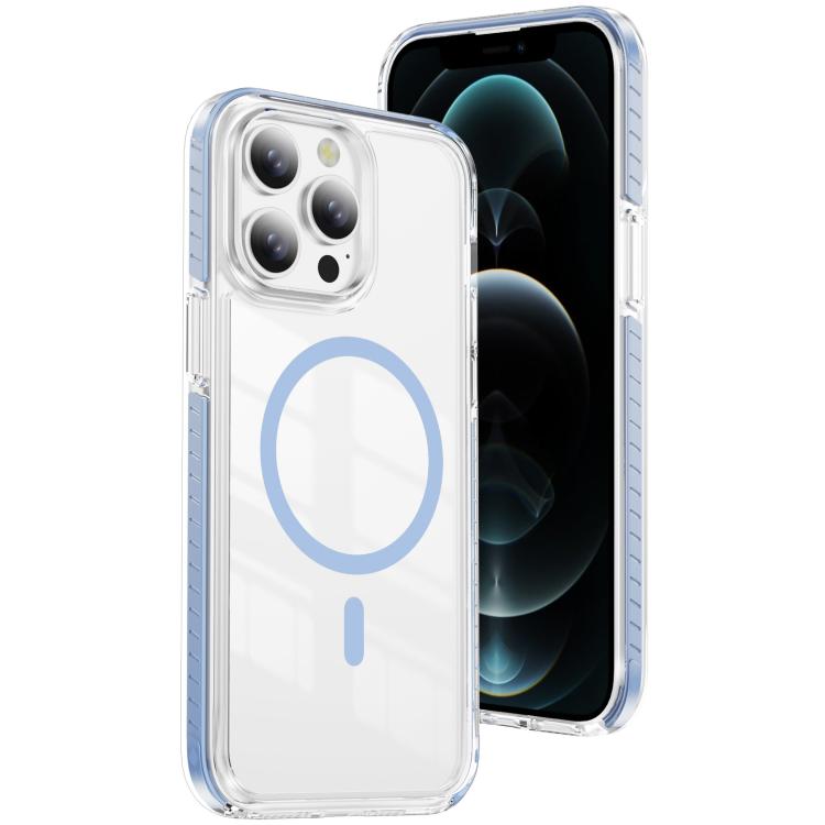 크리스탈 쉴드 투명 자석 아크릴 하이브리드 TPU 휴대폰 케이스, 아이폰 12 / 12 Pro용, 아이폰 12 Pro Max용