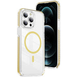 크리스탈 쉴드 투명 자석 아크릴 하이브리드 TPU 휴대폰 케이스, 아이폰 12 / 12 Pro용, 아이폰 12 Pro Max용