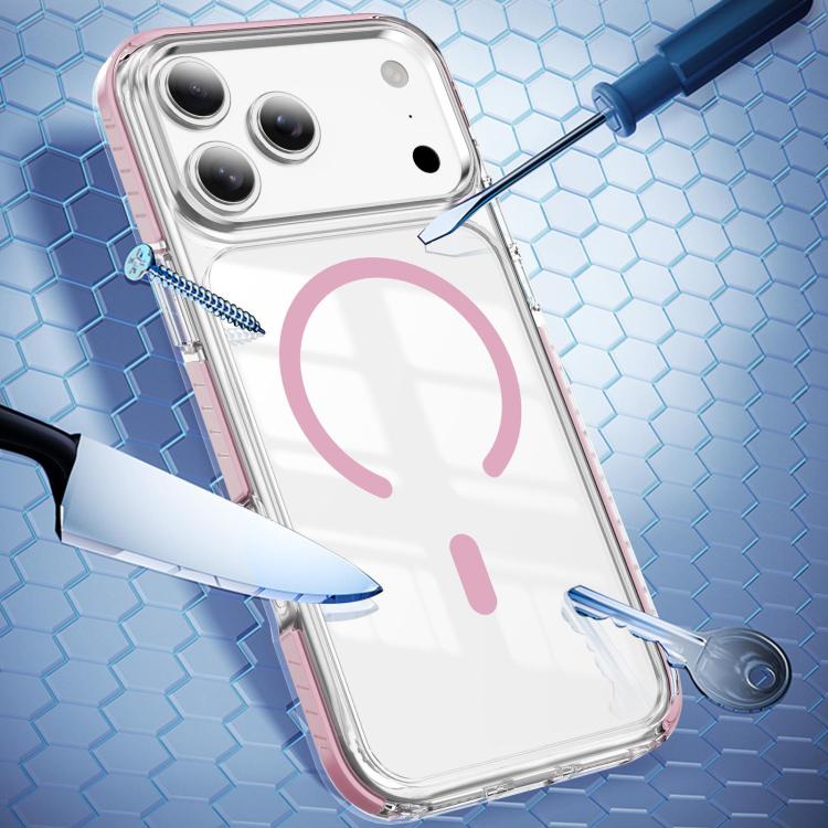 크리스탈 쉴드 투명 자석 아크릴 하이브리드 TPU 휴대폰 케이스, 아이폰 17 프로 맥스용, 아이폰 17 프로용, 아이폰 17용, 아이폰 에어용, 아이폰 16 프로 맥스용, 아이폰 16 프로용