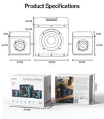 Yesido YSW41 40W 2.1채널 시스템 컬러풀 RGB 블루투스 스피커 서브우퍼, YSW41