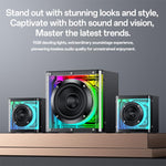 Yesido YSW41 40W 2.1채널 시스템 컬러풀 RGB 블루투스 스피커 서브우퍼, YSW41