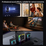 Yesido YSW41 40W 2.1채널 시스템 컬러풀 RGB 블루투스 스피커 서브우퍼, YSW41