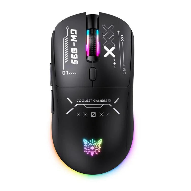 ONIKUMA CW935 12800DPI 2.4GHz + BT + 유선 트라이모드 RGB 무선 마우스, CW935