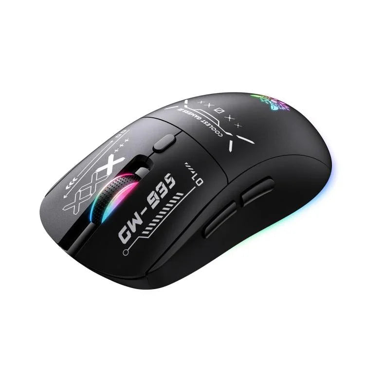 ONIKUMA CW935 12800DPI 2.4GHz + BT + 유선 트라이모드 RGB 무선 마우스, CW935