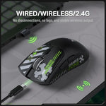ONIKUMA DM01 12800DPI 2.4GHz + BT + 유선 트라이모드 게이밍 마우스, DM01
