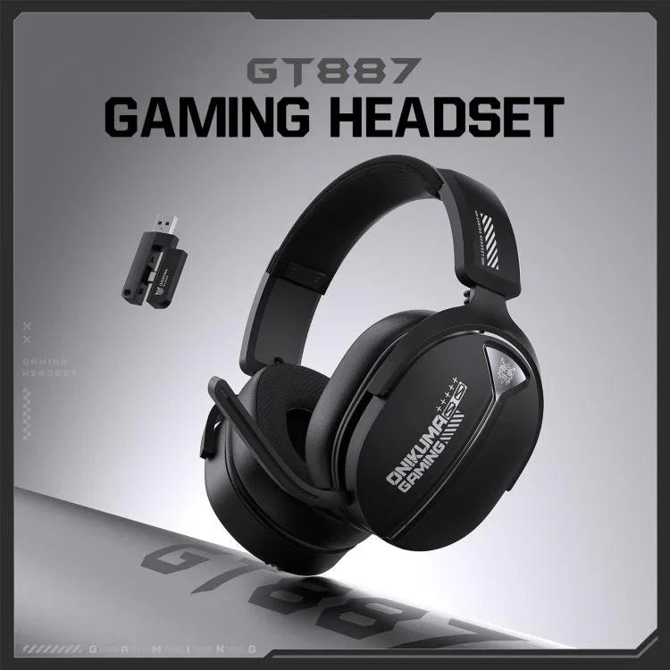 ONIKUMA GT887 4모드 블루투스 2.4G 유선/무선 게이밍 헤드셋, GT887