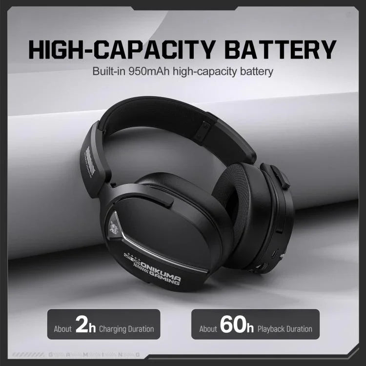 ONIKUMA GT887 4모드 블루투스 2.4G 유선/무선 게이밍 헤드셋, GT887
