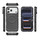 BIBERCAS Wave Texture Magnetic TPU Phone Case, For iPhone 17 Pro Max