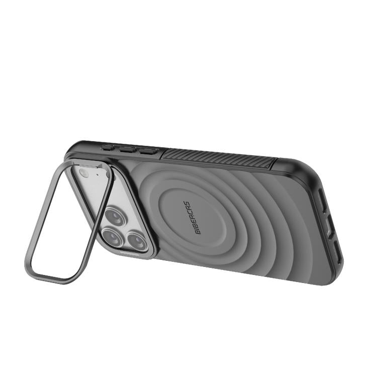 BIBERCAS Wave Texture Magnetic TPU Phone Case, For iPhone 17 Pro Max