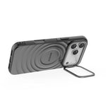 BIBERCAS Wave Texture Magnetic TPU Phone Case, For iPhone 17 Pro Max