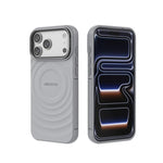 BIBERCAS Wave Texture Magnetic TPU Phone Case, For iPhone 17 Pro Max