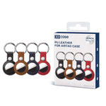 XDcase 4개 세트 비건 가죽 보호 케이스 메탈 링 포함, 4개입