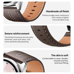 xDfind Composite Cowhide Texture Vegan Leather Watch Band, 18mm For Huawei Watch GT 6 41mm, 20mm, 22mm