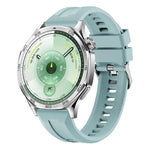 xDfind Silver Buckle Solid Color Silicone Watch Band, For Huawei Watch GT 6 / 5 46mm