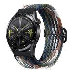 xDfind Sliding Buckle Nylon Braided Watch Band, 20mm, 22mm