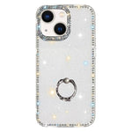 아이폰 15 프로 맥스, 아이폰 15 프로, 아이폰 15, 아이폰 14, 아이폰 14 프로, 아이폰 14 프로 맥스, 아이폰 13 프로 맥스, 아이폰 13 프로용 라인스톤 링 홀더 양면 IMD PC 하이브리드 TPU 폰 케이스