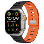 xDfind 자석 노먼 버클 실리콘 시계 밴드, Apple Watch 42 / 44 / 45 / 46 / 49mm용, Apple Watch 38 / 40 / 41 / S11 42mm용