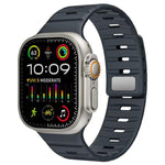xDfind 자석 노먼 버클 실리콘 시계 밴드, Apple Watch 42 / 44 / 45 / 46 / 49mm용, Apple Watch 38 / 40 / 41 / S11 42mm용