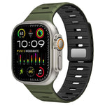 xDfind 자석 노먼 버클 실리콘 시계 밴드, Apple Watch 42 / 44 / 45 / 46 / 49mm용, Apple Watch 38 / 40 / 41 / S11 42mm용