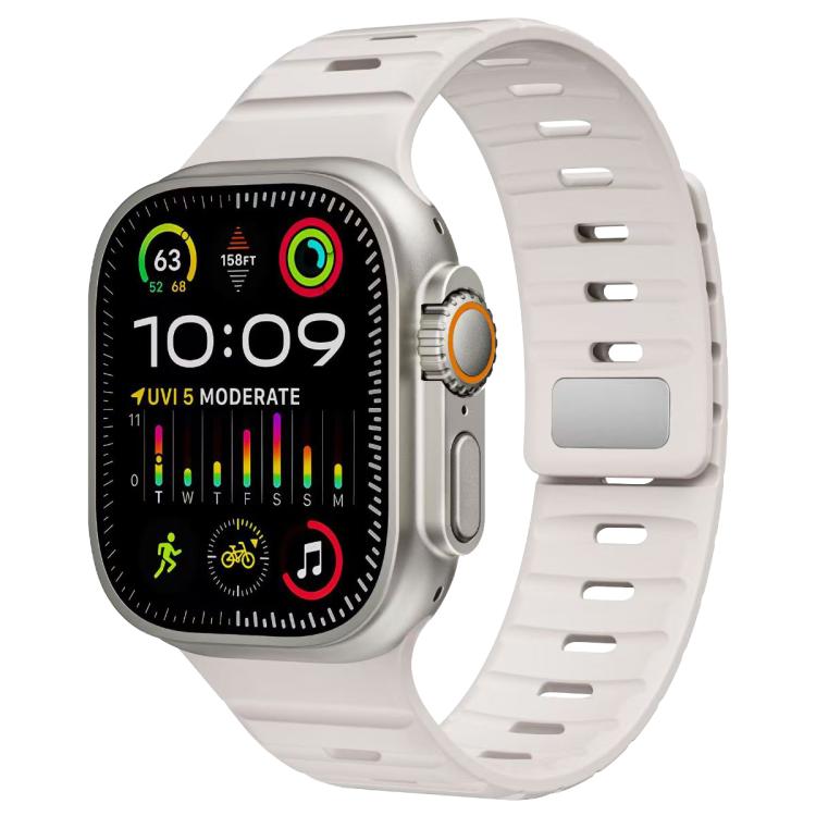 xDfind 자석 노먼 버클 실리콘 시계 밴드, Apple Watch 42 / 44 / 45 / 46 / 49mm용, Apple Watch 38 / 40 / 41 / S11 42mm용