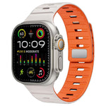 xDfind 자석 노먼 버클 실리콘 시계 밴드, Apple Watch 42 / 44 / 45 / 46 / 49mm용, Apple Watch 38 / 40 / 41 / S11 42mm용