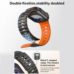 xDfind 자석 노먼 버클 실리콘 시계 밴드, Apple Watch 42 / 44 / 45 / 46 / 49mm용, Apple Watch 38 / 40 / 41 / S11 42mm용
