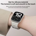 xDfind 자석 노먼 버클 실리콘 시계 밴드, Apple Watch 42 / 44 / 45 / 46 / 49mm용, Apple Watch 38 / 40 / 41 / S11 42mm용