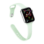 xDfind 작은 허리 역방향 버클 실리콘 시계 밴드, Apple Watch 38 / 40 / 41 / S11 42mm용