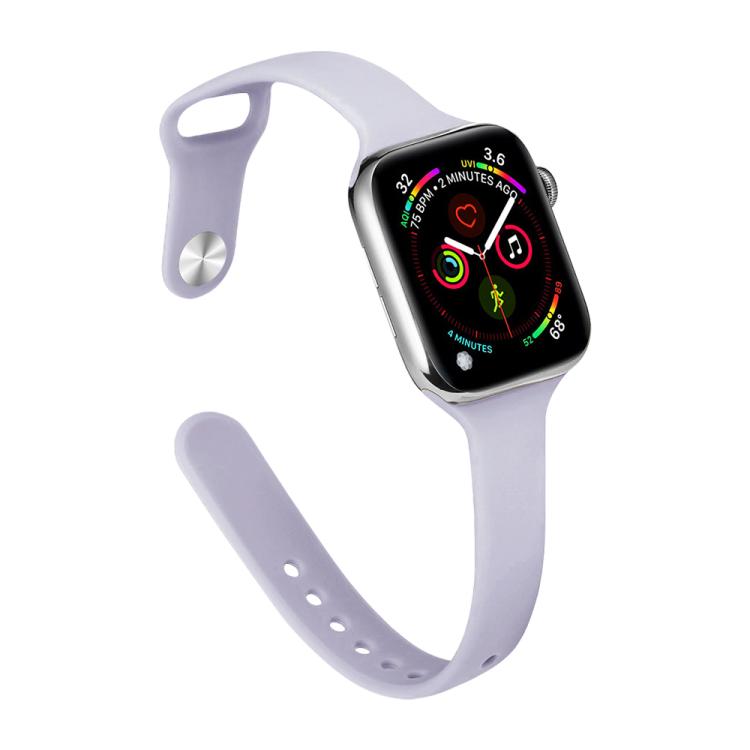 xDfind 작은 허리 역방향 버클 실리콘 시계 밴드, Apple Watch 38 / 40 / 41 / S11 42mm용