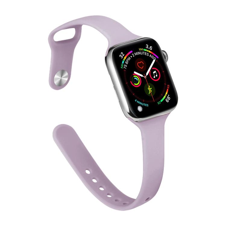 xDfind 작은 허리 역방향 버클 실리콘 시계 밴드, Apple Watch 38 / 40 / 41 / S11 42mm용